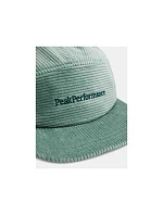 Čiapka PEAK PERFORMANCE Cord Cap, zelená farba Čiapka PEAK PERFORMANCE Cord Cap, zelená farba