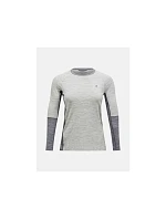 Termotriko PEAK PERFORMANCE Magic Crew Wool-blend Baselayer Women, sivé Termotriko PEAK PERFORMANCE Magic Crew Wool-blend Baselayer Women, sivé