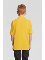 Fruit of the Loom Kids 65/35 Polo Detské piqué polo 16.3417 melírovaná šedá