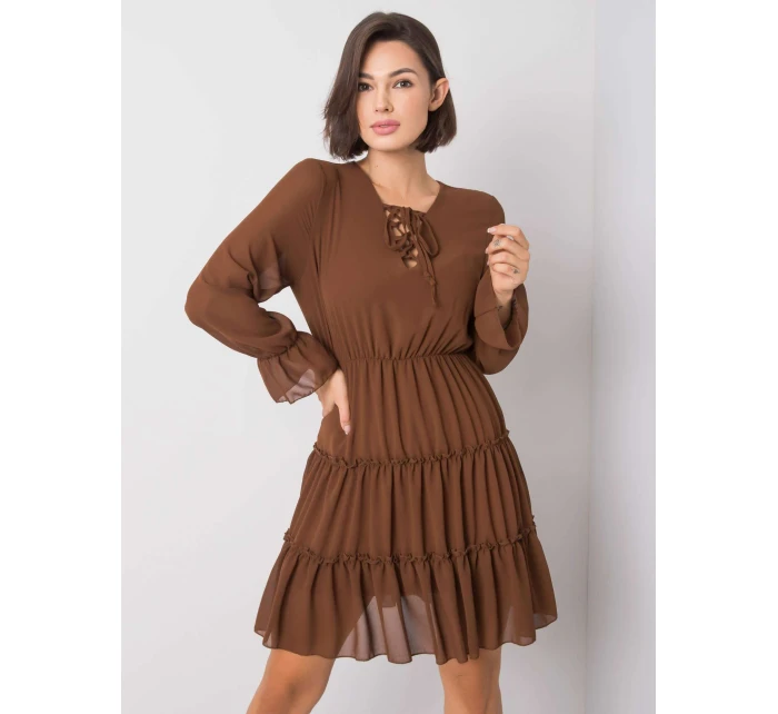 Šaty DHJ SK 12310.61P hnedá Šaty DHJ SK 12310.61P hnedá