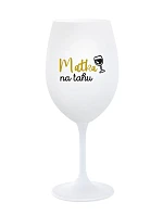 MATKA NA RUKU - pohár na biele víno 350 ml