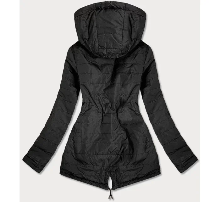 Hnedo-čierna obojstranná dámska bunda (W506) - Goodlooking