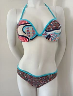 Dámske dvojdielne plavky 5266 modré - Lorin