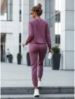 MILIAN dámska tepláková súprava burgundy FashionStreet AY0815