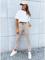 Dámské tepláky béžové Dstreet model 21970893 - FashionStreet Dámské tepláky béžové Dstreet model 21970893 - FashionStreet