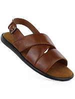 Pánské pohodlné hnědé sandály model 22116554 - Bugatti