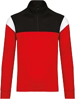 PA Tréninková mikina s 1/4 zipem 20.P sporty red/black model 22423478 - Kariban ProAct PA Tréninková mikina s 1/4 zipem 20.P sporty red/black model 22423478 - Kariban ProAct