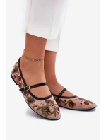 Baleríny S A Páskem Černé model 21699850 - Boto