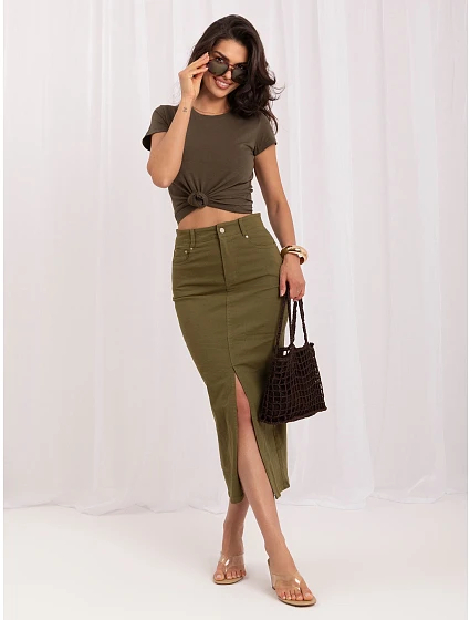 Tričko B 013.11P khaki