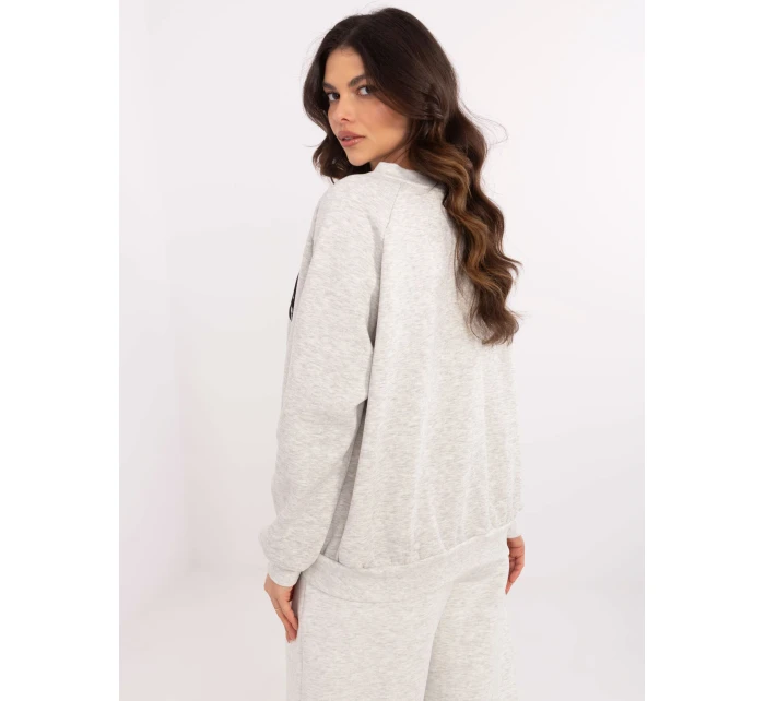 Mikina EM BL 857 1.02X svetlo šedá