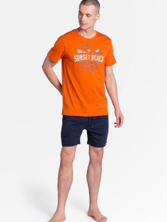 pyžamo Oranžová a tmavě modrá  model 17584550 - Henderson