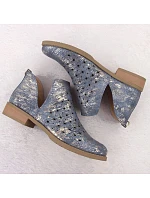 Dámska obuv W SA62-102 SAN12D blue - M.Daszynski Dámska obuv W SA62-102 SAN12D blue - M.Daszynski