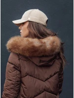 Dámská zimní bunda s kapucí hnědá Dstreet model 21979804 - FashionStreet