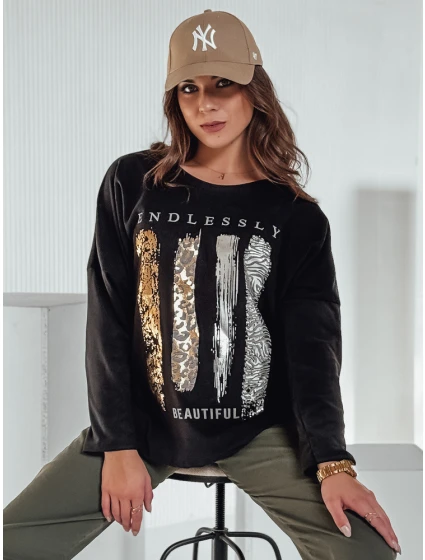 dámská halenka oversize černá Dstreet model 21982021 - FashionStreet