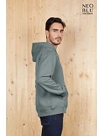 Men Pánská mikina s kapucí deep black model 22500486 - NEOBLU Men Pánská mikina s kapucí deep black model 22500486 - NEOBLU