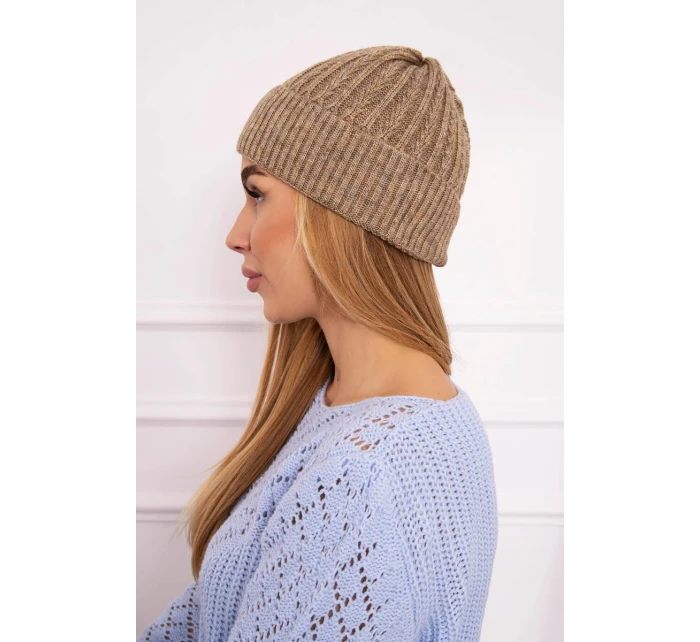 Tenká čiapka Grace K211 tmavo béžová Tenká čiapka Grace K211 tmavo béžová