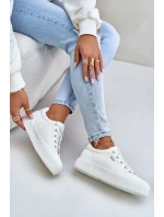 Dámské Tenisky Na Platformě Zateplené Big Star model 21675224 Bílé - Big Star Shoes Dámské Tenisky Na Platformě Zateplené Big Star model 21675224 Bílé - Big Star Shoes