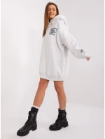 Mikina D10606BA02406D2 svetlo šedá Mikina D10606BA02406D2 svetlo šedá