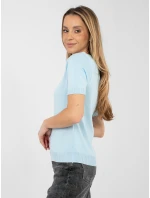Sweter PM SW model 21923956 jasny niebieski - FPrice Sweter PM SW model 21923956 jasny niebieski - FPrice