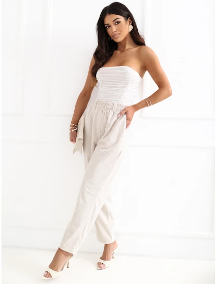 Spodnie RV SP model 22109769 jasny beżowy - FPrice