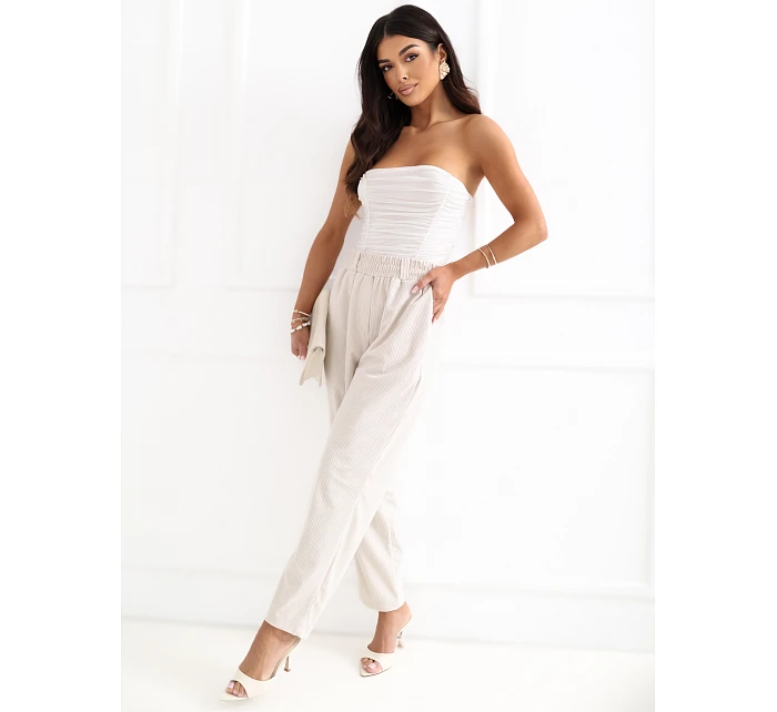 Spodnie RV SP model 22109769 jasny beżowy - FPrice