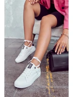 Kožené tenisky Big Star model 21580472 bílé a Černá - Big Star Shoes Kožené tenisky Big Star model 21580472 bílé a Černá - Big Star Shoes