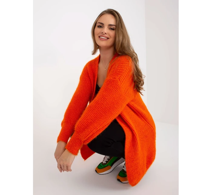 Sweter TW SW BI model 21127080 pomarańczowy - FPrice Sweter TW SW BI model 21127080 pomarańczowy - FPrice