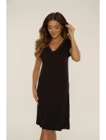 Nočná košeľa Hazel 816 Black - De Lafense