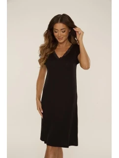 Nočná košeľa Hazel 816 Black - De Lafense