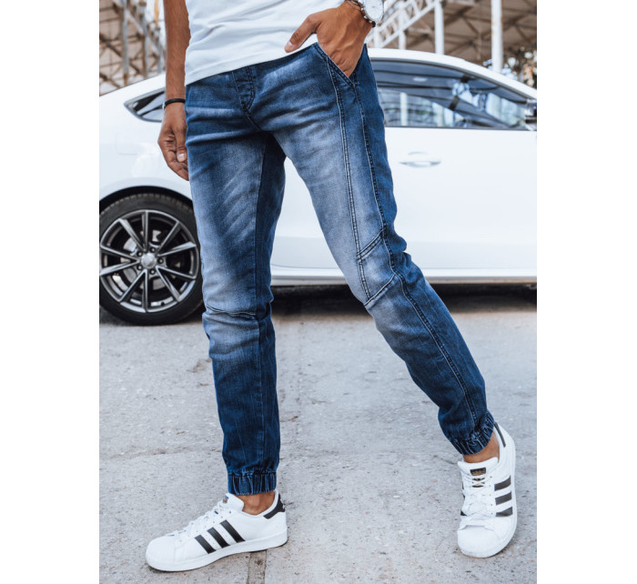 Pánske modré džínsové nohavice Dstreet UX4036