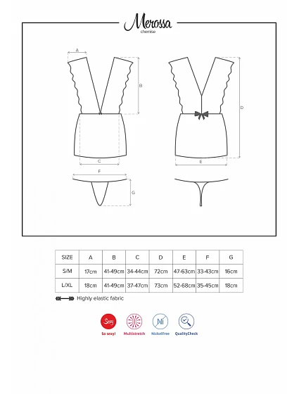 Košilka model 4178232 chemise - Obsessive