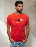 Pánské tričko s potiskem červené Dstreet model 21964124 - FashionStreet Pánské tričko s potiskem červené Dstreet model 21964124 - FashionStreet