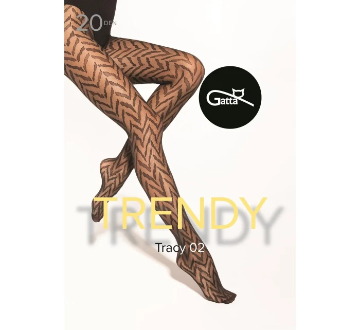 Pančuchy Gatta Trendy Tracy wz.02 20 den 5-XL Pančuchy Gatta Trendy Tracy wz.02 20 den 5-XL