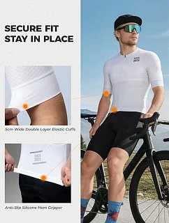pánské cyklistické bílé, velikost M model 22378167 - Rockbros