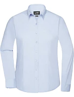 JN 677 Popelínová halenka s dlouhým rukávem model 22436637 light blue - Daiber JN 677 Popelínová halenka s dlouhým rukávem model 22436637 light blue - Daiber