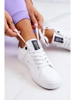 Kožené tenisky Big Star model 21580472 bílé a Černá - Big Star Shoes Kožené tenisky Big Star model 21580472 bílé a Černá - Big Star Shoes