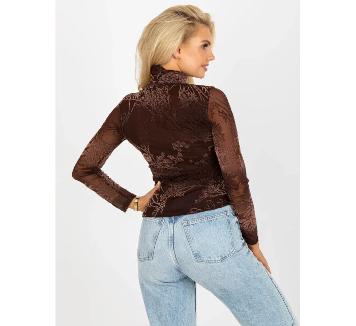 Bluzka AT BZ  brązowy model 21126975 - FPrice