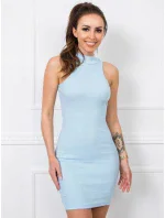 Šaty RV SK model 14841113 světle modrá - FPrice Šaty RV SK model 14841113 světle modrá - FPrice