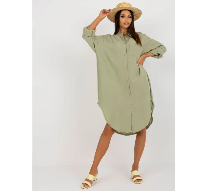 TW SK BE 199D šaty.85P pistácie TW SK BE 199D šaty.85P pistácie