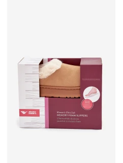 Dámske papuče s kožušinou - ťava Eveline