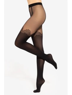 GIRL-UP -10- Vzorované pančuchy.