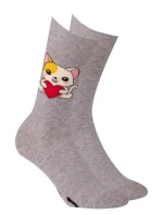 MODERNÍ Ponožky U04.156 Valentýnské ponožky