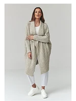 Zapínanie svetra model 226880 Makadamia Zapínanie svetra model 226880 Makadamia