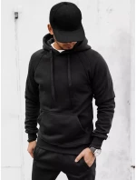 Pánská mikina s kapucí černá Dstreet model 21967552 - FashionStreet Pánská mikina s kapucí černá Dstreet model 21967552 - FashionStreet