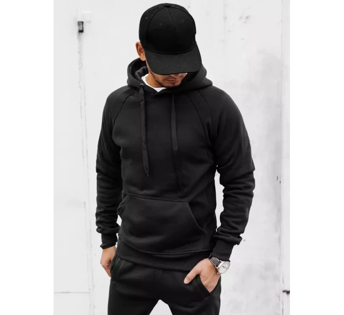 Pánská mikina s kapucí černá Dstreet model 21967552 - FashionStreet Pánská mikina s kapucí černá Dstreet model 21967552 - FashionStreet