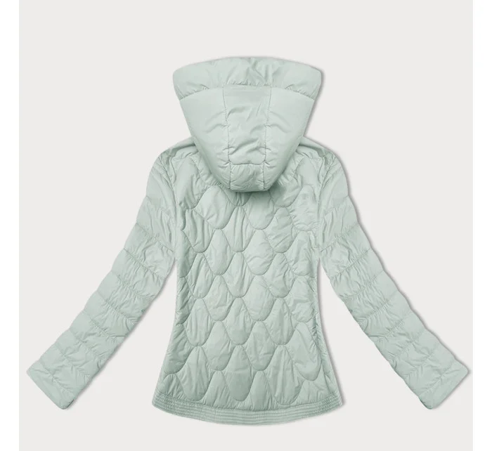 Dámska krátka prešívaná bunda v mätovej farbe J Style (16M9239-156) Dámska krátka prešívaná bunda v mätovej farbe J Style (16M9239-156)