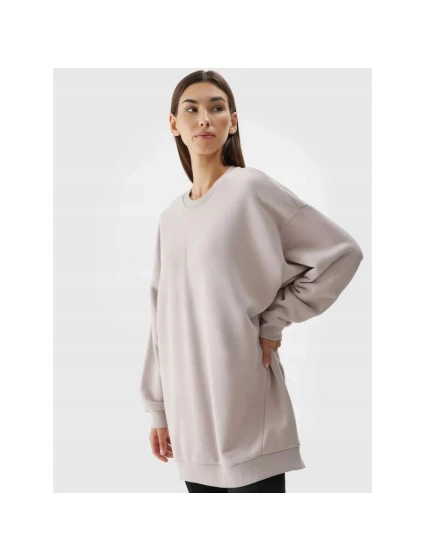 Dámska mikina bez podšívky s kapucňou 4F 4FAW23TSWSF0764-56S