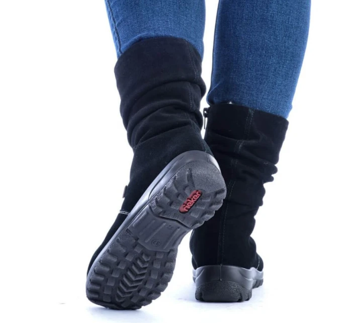 RIEKER W RKR130 zateplené kožené čižmy RIEKER W RKR130 zateplené kožené čižmy