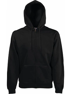 Fruit of the Loom Premium mikina s kapucňou 16.2034 čierna