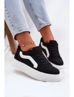 Dámské Tenisky Na Platformě Černé model 21694920 - Boto Dámské Tenisky Na Platformě Černé model 21694920 - Boto